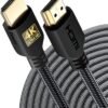 PowerBear 4K HDMI Cable 10 ft | High Speed Hdmi Cables. Braided Nylon & Gold Connectors. 4K @ 60Hz. Ultra HD. 2K. 1080P. ARC & CL3 Rated | for Laptop. Monitor. PS5. PS4. Xbox One. Fire TV. & More