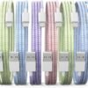 [Apple MFi Certified] 6Pack 3/3/6/6/6/10 FT iPhone Charger Nylon Braided Fast Charging Lightning Cable Compatible iPhone 14 Pro/13 mini/13/12/11 Pro MAX/XR/XS/8/7/Plus/6S/SE/iPad