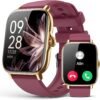 Smart Watch for Women Men- Answer/Make Call. 2025 IP68 Waterproof Fitness Step Sleep Tracker Watch with Monitor Activity Counter Smartwatch for Andriod iPhone iOS Samsung Compatible