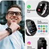 Smart Watch for Women Men- Answer/Make Call. 2025 IP68 Waterproof Fitness Step Sleep Tracker Watch with Monitor Activity Counter Smartwatch for Andriod iPhone iOS Samsung Compatible