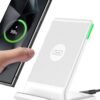 INIU Wireless Charger. 15W Fast Qi Certified Wireless Charging Station with Sleep-Friendly Adaptive Light Compatible with iPhone 16 15 14 13 Pro XS 8 Plus Samsung Galaxy S25 S24 S23 Note 20 Google etc
