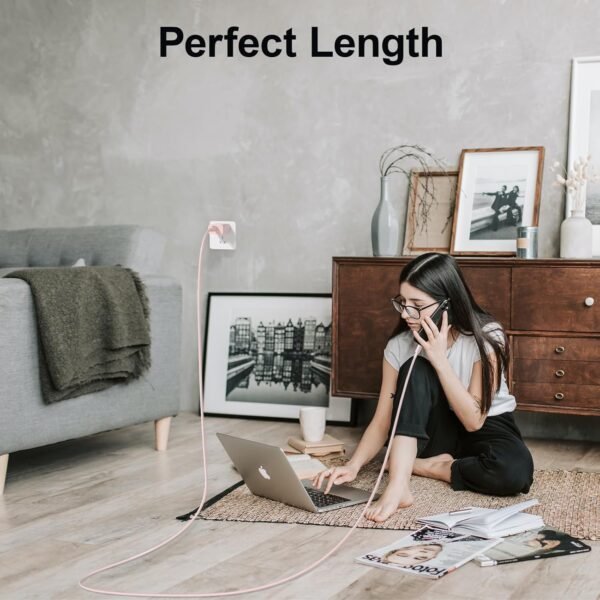 Compatible with iPhone Charger Fast Charging. 20W USB C Wall Charger with 3Pack 10FT USB C to Lightning Cable. Phone Cable Fast Charging Compatible withi Phone 14/13/12/12 Pro Max/11