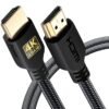 PowerBear 4K HDMI Cable 10 ft | High Speed Hdmi Cables. Braided Nylon & Gold Connectors. 4K @ 60Hz. Ultra HD. 2K. 1080P. ARC & CL3 Rated | for Laptop. Monitor. PS5. PS4. Xbox One. Fire TV. & More