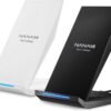 Fast Wireless Charger. [2 Pack] NANAMI Qi Certified Wireless Charging Stand Compatible iPhone 16/16 Pro/16 Pro Max/15/14/13/12/11 Pro. Phone Charger for Galaxy S25/S24/S23/S22/S21 and Qi-Enabled Phone