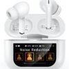 631085fa6a8a4a2f8c4fd8c91bf74595 Wireless Earbuds. Bluetooth 5.4 Ear Buds with Multifunctional Touch Screen. ANC/ENC Noise Cancelling Headphones with 48H Playtime. Bass Stereo Sound. for Laptop. Android/iOS. Pad