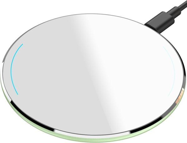 TOZO 2025 Upgraded Wireless Charger 15W Max Fast Wireless Charging Pad Compatible with iPhone 16/16 Plus/16 Pro Max /15/14/13/SE/12 Series. Samsung Galaxy S24/S23/S22 Series (No AC Adapter). Black