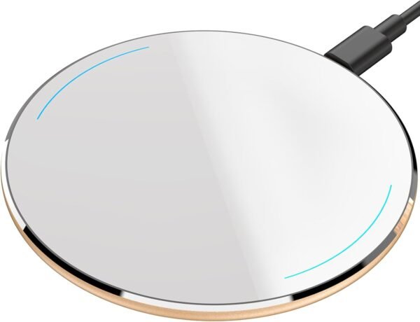 TOZO 2025 Upgraded Wireless Charger 15W Max Fast Wireless Charging Pad Compatible with iPhone 16/16 Plus/16 Pro Max /15/14/13/SE/12 Series. Samsung Galaxy S24/S23/S22 Series (No AC Adapter). Black