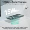 MagSafe Charger 2Pack 15W Magnetic Wireless Charger Fast Charging Pad with 6FT USB C to USB C Cable Compatible with iPhone 16/15/14/13/12 Series & AirPods 3/2/Pro | Strong Magnet Technology