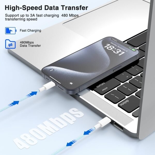 7c572a35774b4eeda3b9755d1b1e0881 3 Pack 10 FT USB C to USB C Cable for iPhone 16 15 Pro/Pro Max/Plus.Long C to C Cable Fast Charging Cord Braided for iPhone 16 15 Samsung Galaxy S25 S24 S23 S22 Ultra.Google Pixel 9.IPad Pro 60W