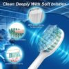 861b4cff9adf4fb9aa1ae33f9bd6a638 Waterproof Sonic Electric Toothbrush for Adults - 6 Modes with Pressure Sensor. Smart Timer锛�Rechargeable Toothbrushes with 4 Brush Heads.Whitening & Sensitive Teeth Care 锛�30 Days Long Battery Life