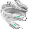 INIU USB C to USB C Cable. 240W Fast Charging [6.6ft. 2-Pack] Type C Charger Cord. Braided USBC Phone Charger Cable for iPhone 16 15 Pro Samsung S24 S23 Laptops MacBook iPad Switch Steam Deck etc.