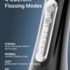Water Flosser & Electric Toothbrush for Adults Oral Irrigator & Sonic Toothbrush 2-1 Oral Clean Kit (Black)