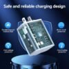 Compatible with iPhone Charger Fast Charging. 20W USB C Wall Charger with 3Pack 10FT USB C to Lightning Cable. Phone Cable Fast Charging Compatible withi Phone 14/13/12/12 Pro Max/11