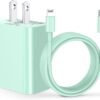 Compatible with iPhone Charger Fast Charging. 20W USB C Wall Charger with 3Pack 10FT USB C to Lightning Cable. Phone Cable Fast Charging Compatible withi Phone 14/13/12/12 Pro Max/11