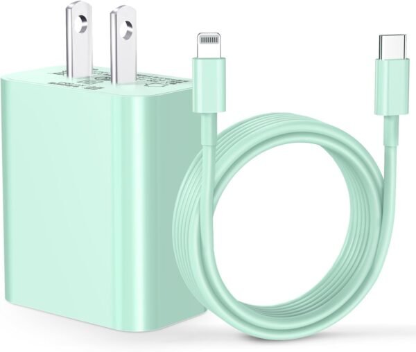 Compatible with iPhone Charger Fast Charging. 20W USB C Wall Charger with 3Pack 10FT USB C to Lightning Cable. Phone Cable Fast Charging Compatible withi Phone 14/13/12/12 Pro Max/11