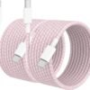 c1226c7c5c4f4ca981b6075577991a8e 3 Pack 10 FT USB C to USB C Cable for iPhone 16 15 Pro/Pro Max/Plus.Long C to C Cable Fast Charging Cord Braided for iPhone 16 15 Samsung Galaxy S25 S24 S23 S22 Ultra.Google Pixel 9.IPad Pro 60W