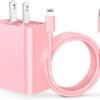 Compatible with iPhone Charger Fast Charging. 20W USB C Wall Charger with 3Pack 10FT USB C to Lightning Cable. Phone Cable Fast Charging Compatible withi Phone 14/13/12/12 Pro Max/11