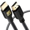 PowerBear 4K HDMI Cable 10 ft | High Speed Hdmi Cables. Braided Nylon & Gold Connectors. 4K @ 60Hz. Ultra HD. 2K. 1080P. ARC & CL3 Rated | for Laptop. Monitor. PS5. PS4. Xbox One. Fire TV. & More