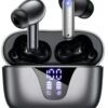 ZIUTY Wireless Earbuds. 2025 Bluetooth Headphones. 50hrs Stereo Deep Bass Ear Buds with Power Display Charging Case. buit in Mic. IPX5 Waterproof Headset for iPhone Andriod Phones