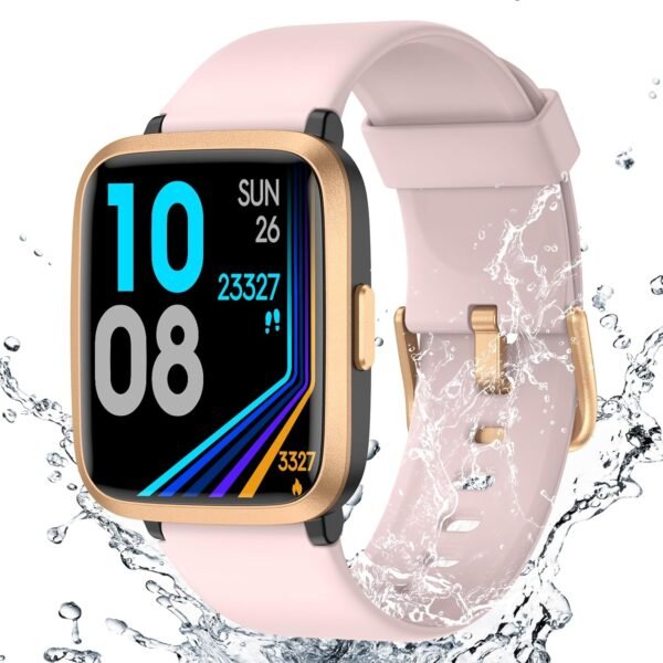 e2526fcce99f493ebc7f93924e92529f Fitness Tracker Watch with Heart Rate Monitor. Large Screen Activity Tracker with Pedometer. Sleep Monitor. Calories & Step Counter. 5ATM Waterproof Smart Watch for Women Men Fitness Watch for Sports