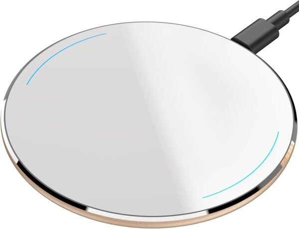 TOZO 2025 Upgraded Wireless Charger 15W Max Fast Wireless Charging Pad Compatible with iPhone 16/16 Plus/16 Pro Max /15/14/13/SE/12 Series. Samsung Galaxy S24/S23/S22 Series (No AC Adapter). Black