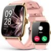 Smart Watch for Women Men- Answer/Make Call. 2025 IP68 Waterproof Fitness Step Sleep Tracker Watch with Monitor Activity Counter Smartwatch for Andriod iPhone iOS Samsung Compatible