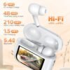 f27427c8b95943a695722aa7e0ed91af Wireless Earbuds. Bluetooth 5.4 Ear Buds with Multifunctional Touch Screen. ANC/ENC Noise Cancelling Headphones with 48H Playtime. Bass Stereo Sound. for Laptop. Android/iOS. Pad